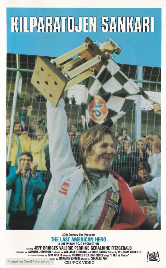 The Last American Hero 1973 Finnish Vhs Movie Cover The Last American Hero 1973 Finnish Vhs Movie Cover