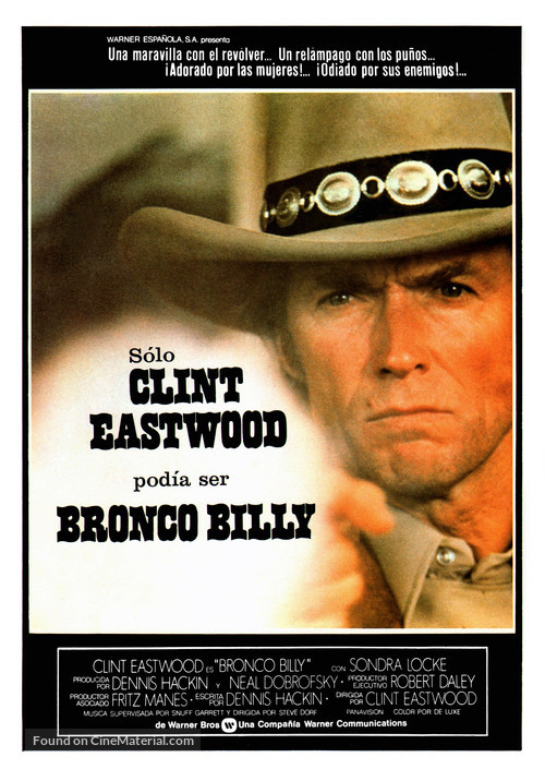 Bronco Billy - Spanish Movie Poster