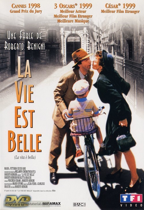 La vita &egrave; bella - French DVD movie cover