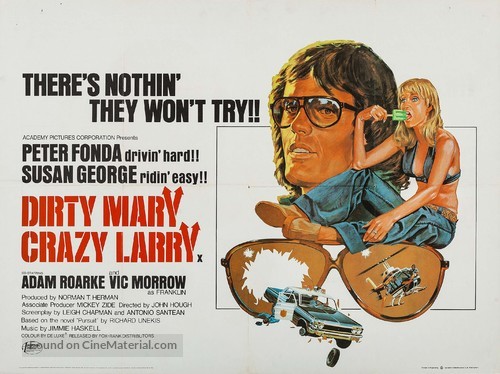Dirty Mary Crazy Larry - British Movie Poster