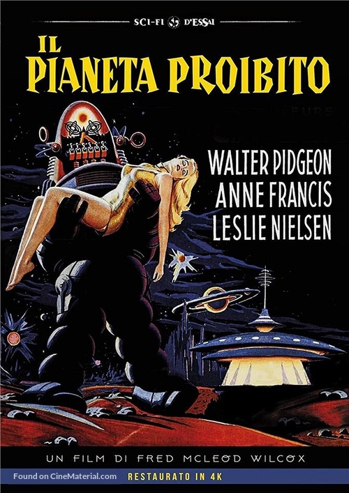 Forbidden Planet - Italian DVD movie cover