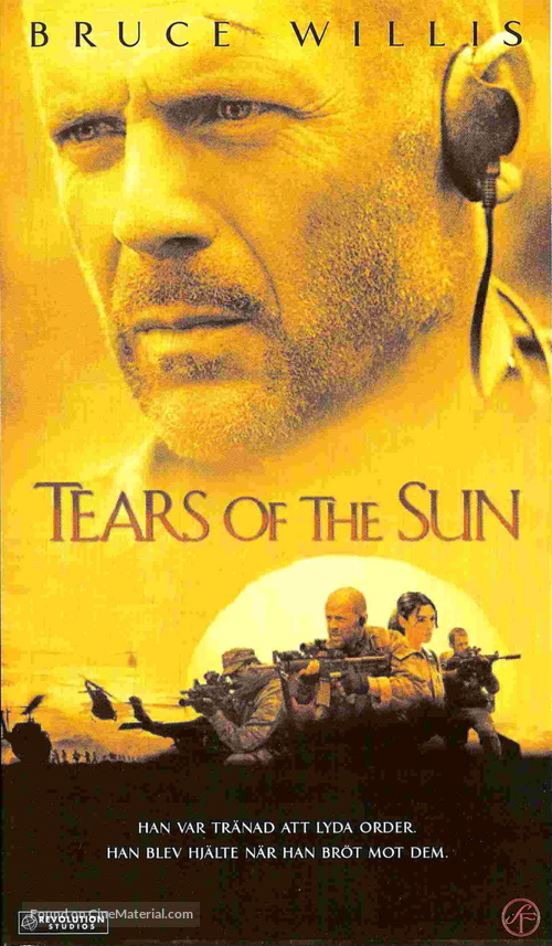 Tears of the Sun - Swedish VHS movie cover