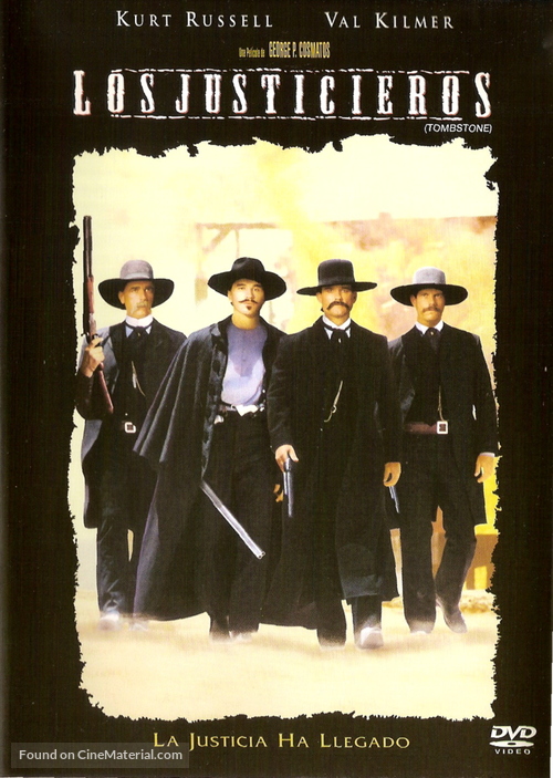 Tombstone - Argentinian DVD movie cover