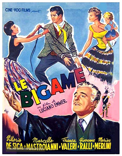 Bigamo, Il - Belgian Movie Poster