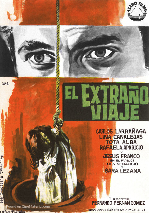 El extra&ntilde;o viaje - Spanish Movie Poster
