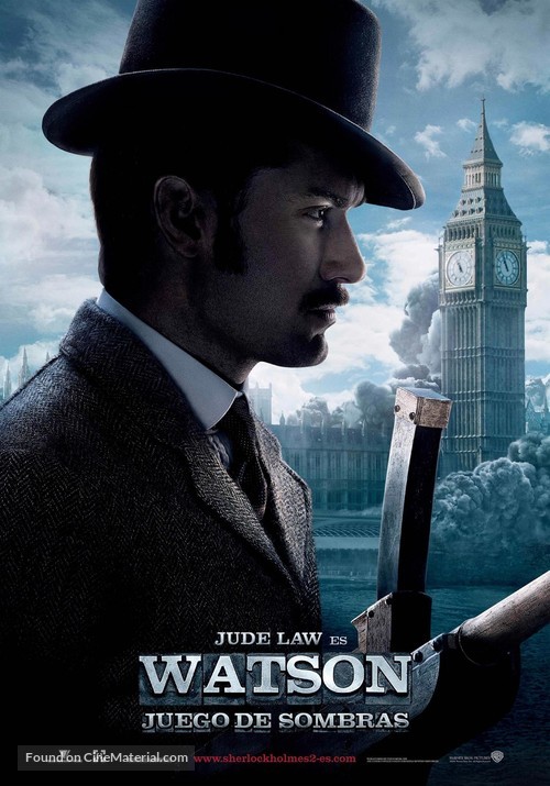 Sherlock Holmes: A Game of Shadows - Spanish Movie Poster