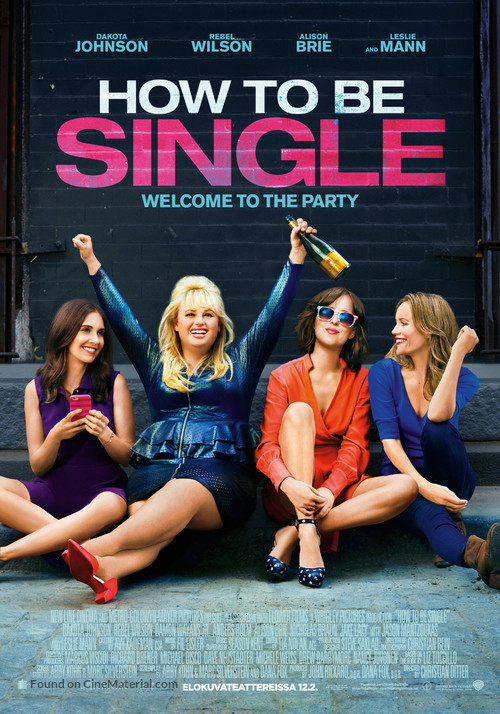 How to Be Single - Finnish Movie Poster