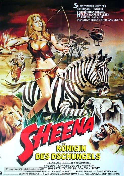 Sheena - German Movie Poster
