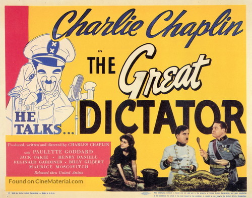 The Great Dictator - Movie Poster