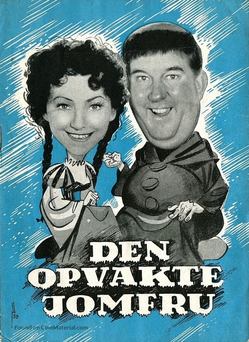 Den opvakte jomfru - Danish Movie Poster
