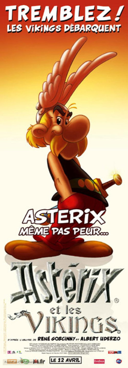Ast&egrave;rix et les Vikings - French Movie Poster