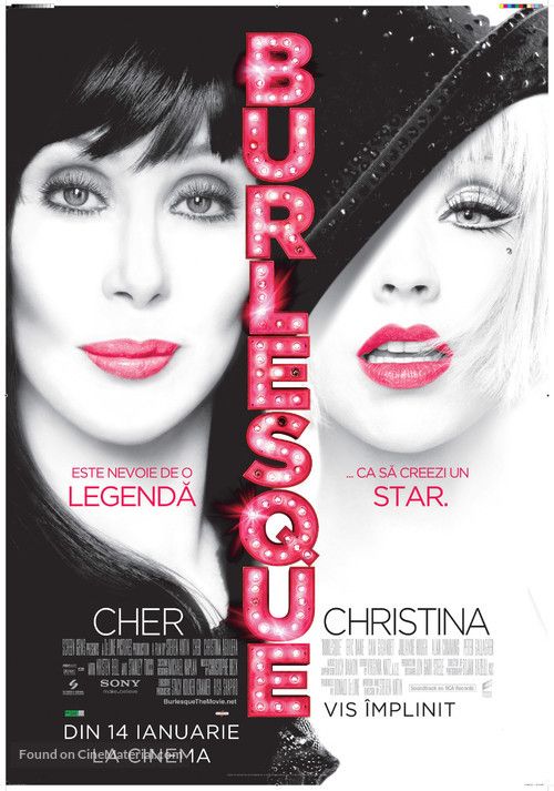 Burlesque - Romanian Movie Poster