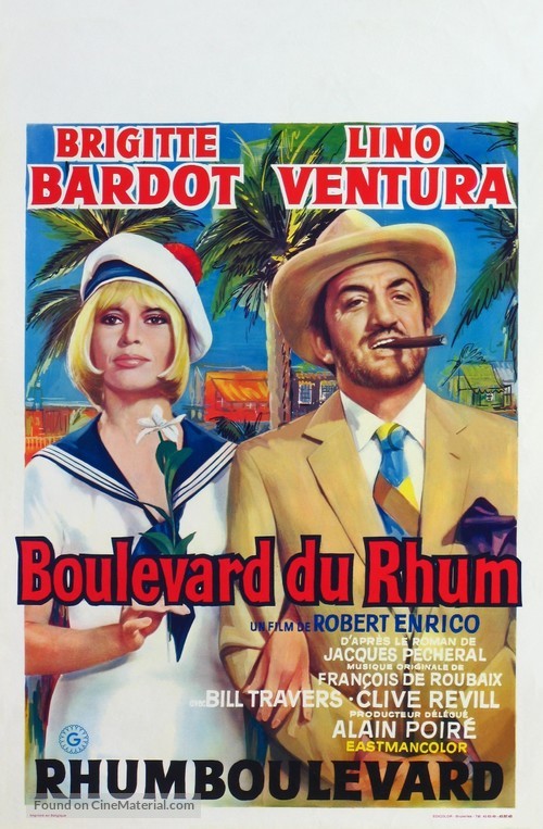 Boulevard du rhum - Belgian Movie Poster