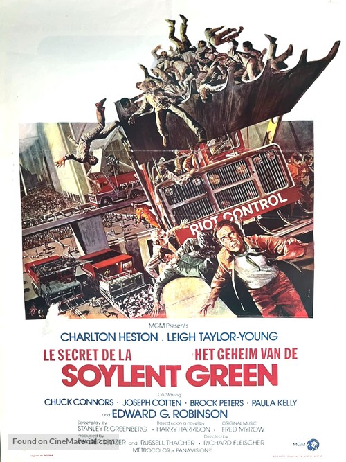 Soylent Green - Belgian Movie Poster