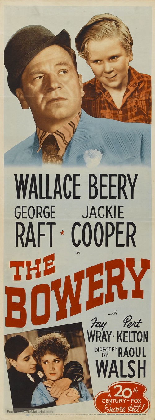 The Bowery - Re-release movie poster