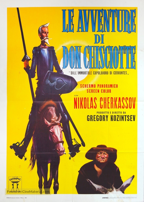 Don Kikhot - Italian Movie Poster