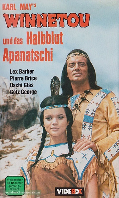 Winnetou und das Halbblut Apanatschi - German VHS movie cover