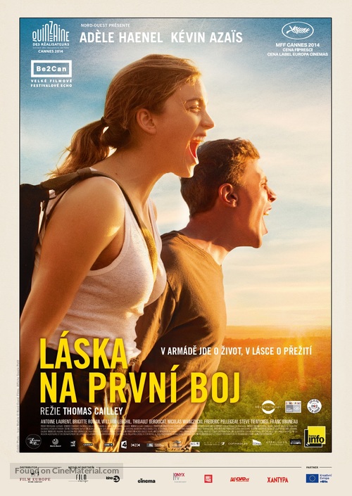 Les combattants - Czech Movie Poster