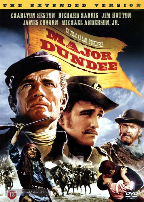 Major Dundee - Danish DVD movie cover