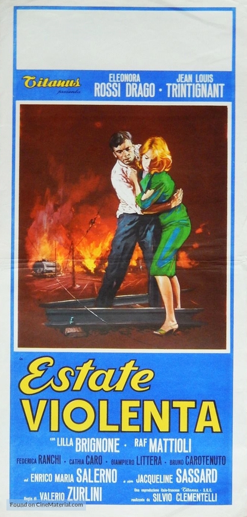 Estate violenta - Italian Movie Poster