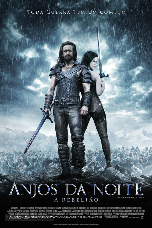 Underworld: Rise of the Lycans - Brazilian Movie Poster