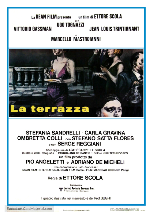 La terrazza - Italian Movie Poster