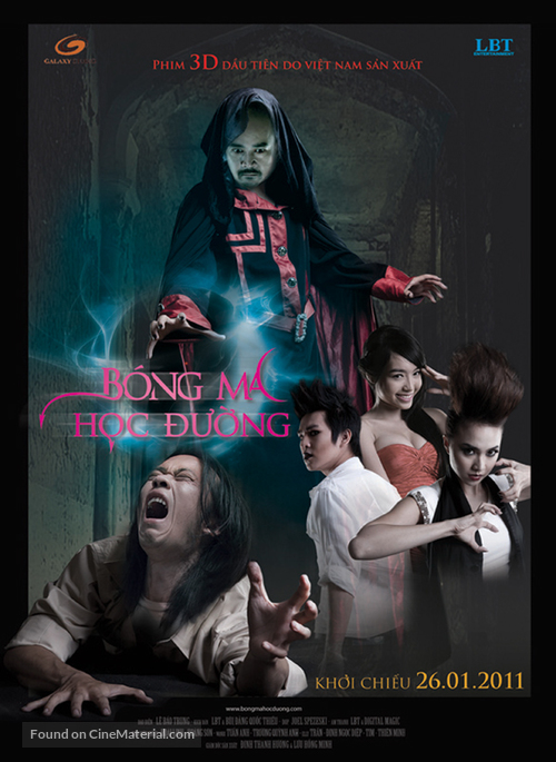 Bong Ma Hoc Duong 3D - Vietnamese Movie Poster