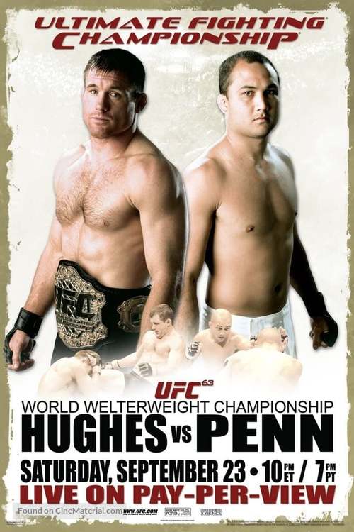 UFC 63: Hughes vs. Penn - Movie Poster