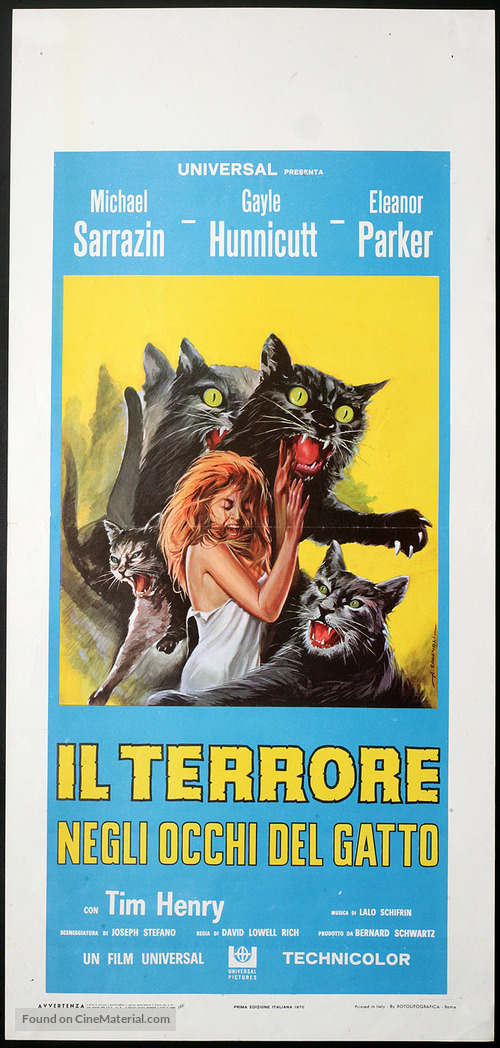 Eye of the Cat - Italian Movie Poster