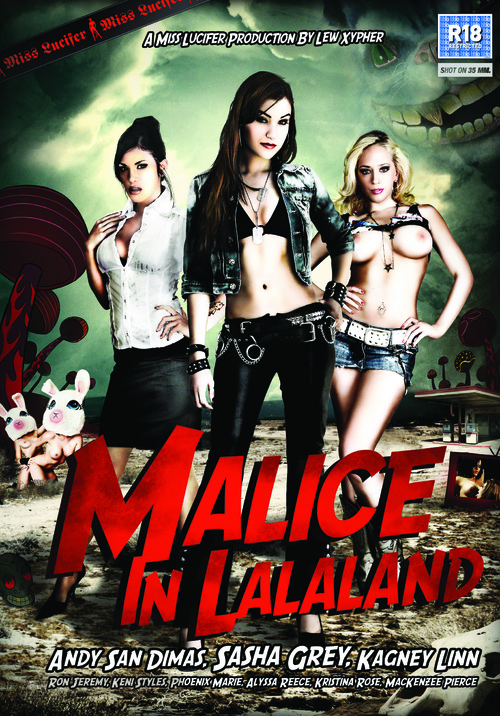 Malice in Lalaland - British DVD movie cover