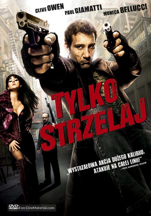 Shoot &#039;Em Up - Polish Movie Cover