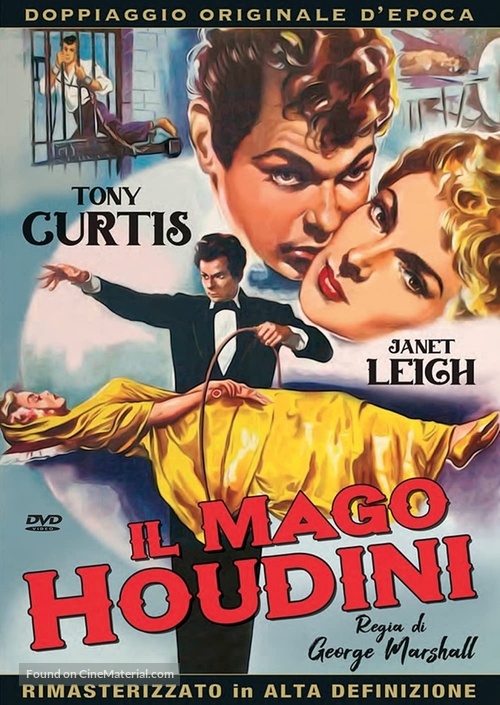 Houdini - Italian DVD movie cover