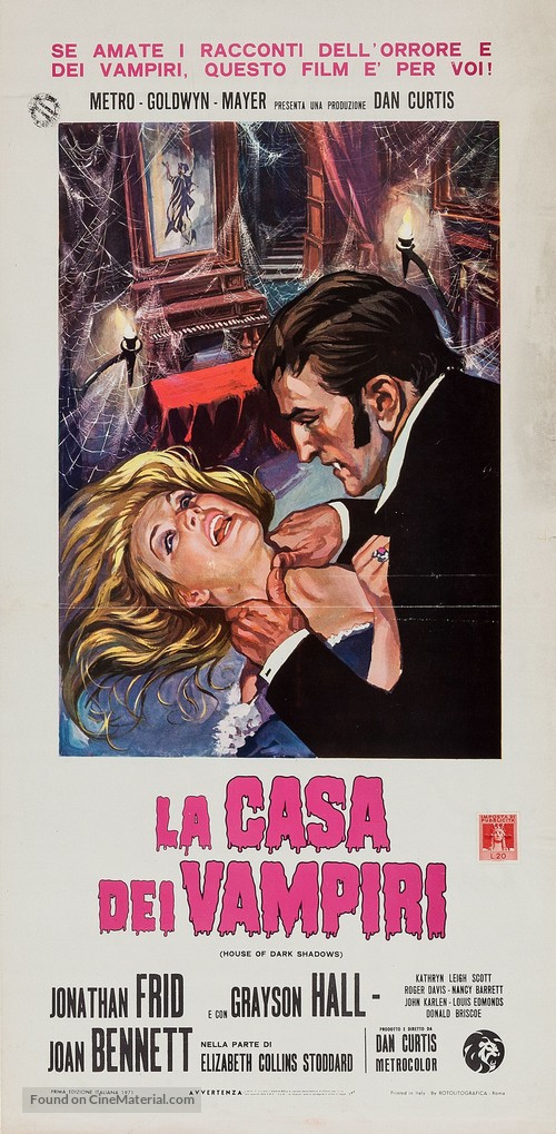 House of Dark Shadows - Italian Movie Poster