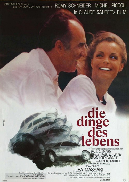 Les choses de la vie - German Movie Poster