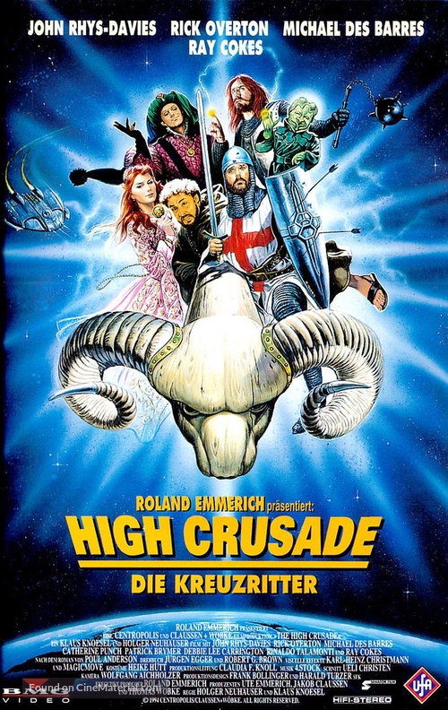 The High Crusade - German VHS movie cover