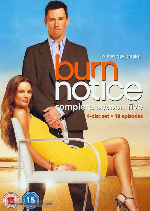 &quot;Burn Notice&quot; - British DVD movie cover