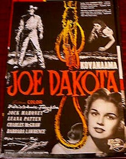 Joe Dakota - Finnish Movie Poster