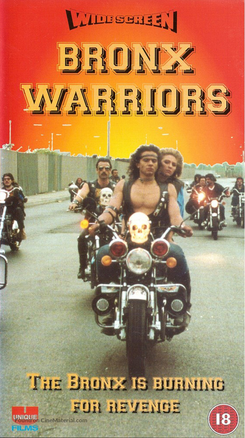 1990: I guerrieri del Bronx - British VHS movie cover