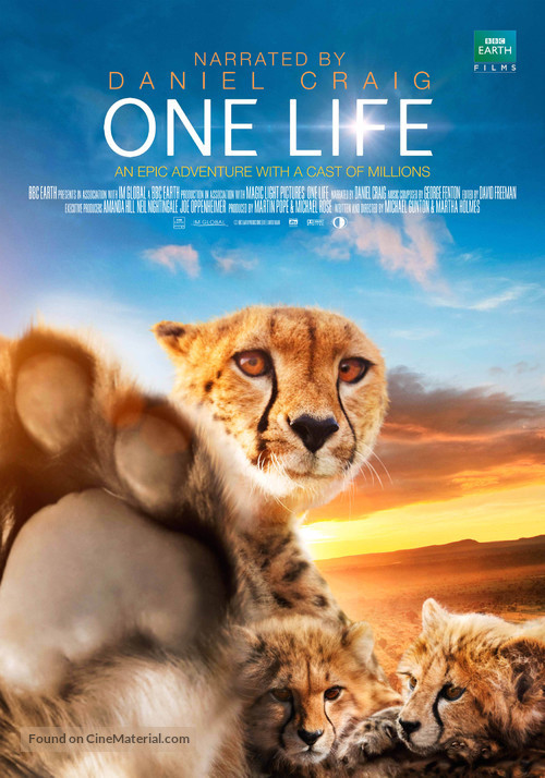 One Life - Belgian Never printed movie poster