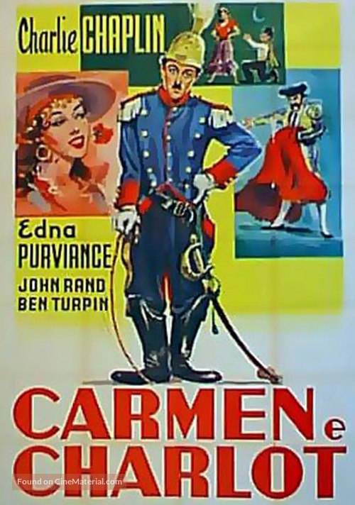 Burlesque on Carmen - Italian Movie Poster