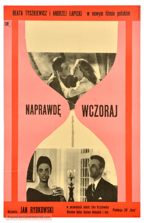 Naprawde wczoraj - Polish Movie Poster