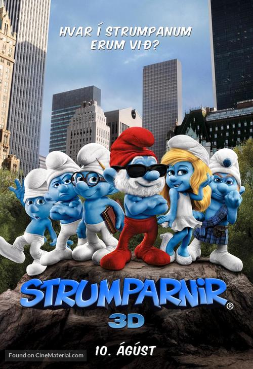 The Smurfs - Icelandic Movie Poster
