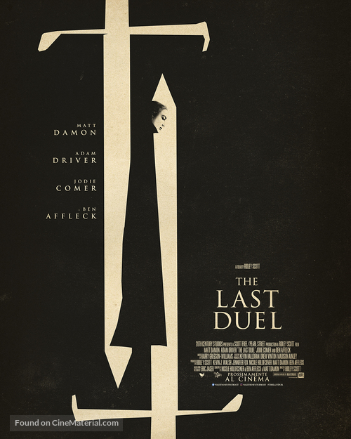 The Last Duel - Italian Movie Poster