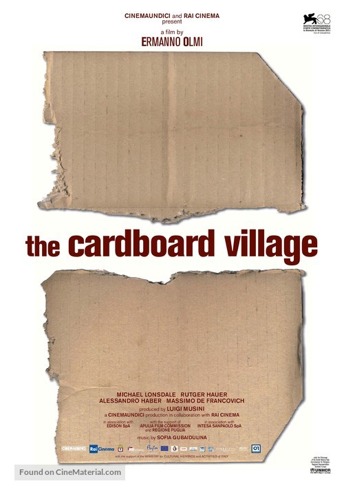 Il villaggio di cartone - British Movie Poster