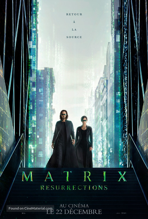 The Matrix Resurrections - French Movie Poster