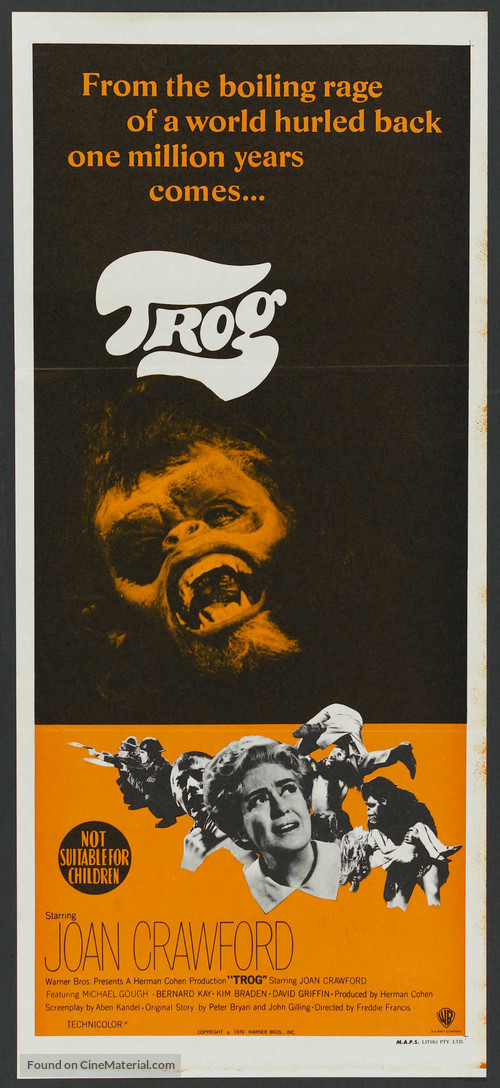 Trog - Australian Movie Poster