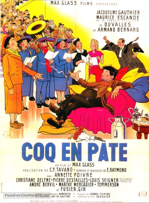 Coq en p&acirc;te - French Movie Poster