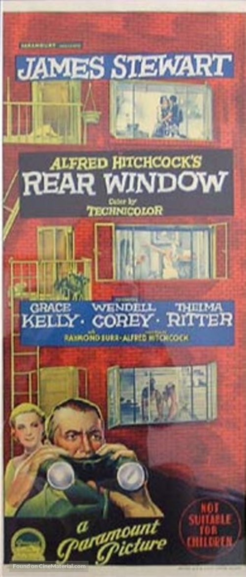 Rear Window - Australian Movie Poster