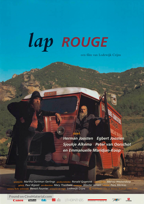 Lap rouge - Dutch Movie Poster