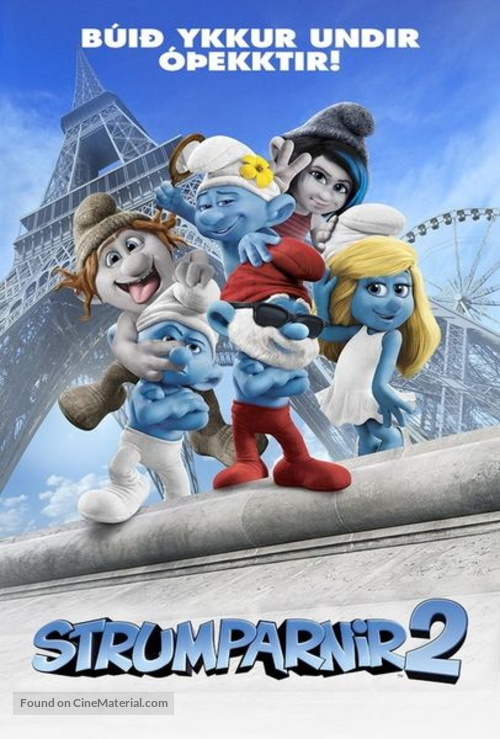 The Smurfs 2 - Icelandic Movie Poster